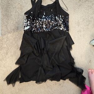 Sequin halter dress